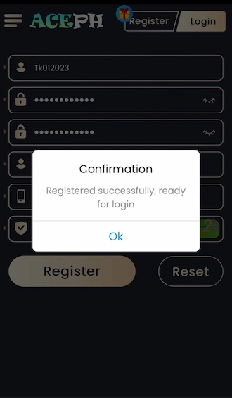 Step 3: Complete registration and confirmation