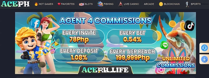 Betting game products at ACEPH VIP